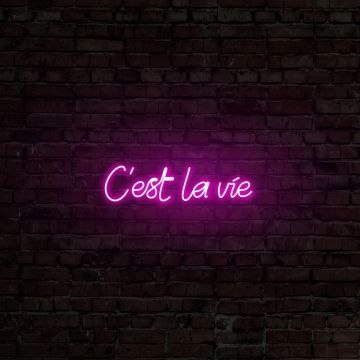 Aplica de Perete Neon C'est La Vi - Roz