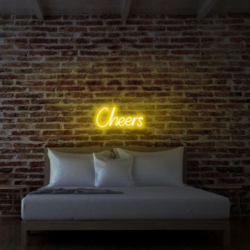 Aplica de Perete Neon Cheers - Galben