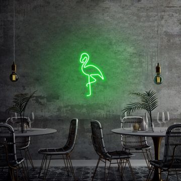 Aplica de Perete Neon Flamingo - Verde