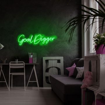 Aplica de Perete Neon Goal Digger - Verde