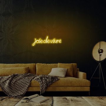 Aplica de Perete Neon Joie de Vivre - Galben