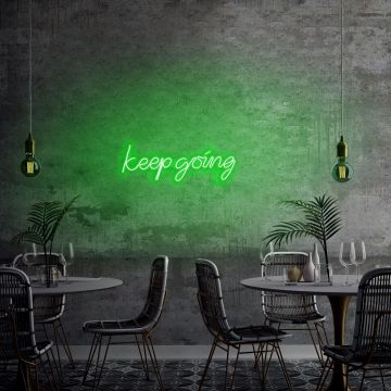 Aplica de Perete Neon Keep Going - Verde