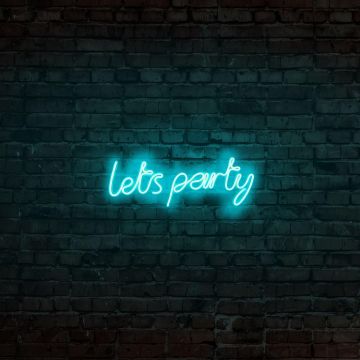 Aplica de Perete Neon Lets Party - Albastru