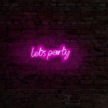 Aplica de Perete Neon Lets Party - Roz