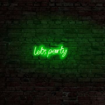 Aplica de Perete Neon Lets Party - Verde