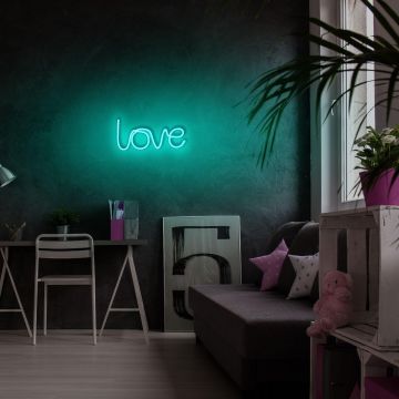 Aplica de Perete Neon Love - Albastru
