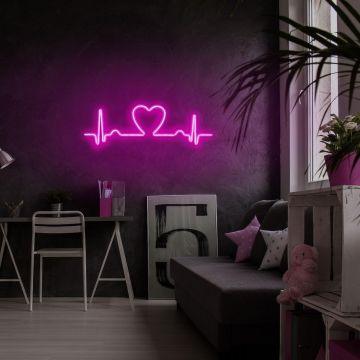 Aplica de Perete Neon Love Rhythm - Roz