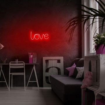 Aplica de Perete Neon Love - Rosu