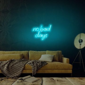 Aplica de Perete Neon No Bad Days - Albastru