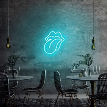 Aplica de Perete Neon The Rolling Stones - Albastru