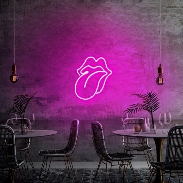 Aplica de Perete Neon The Rolling Stones - Roz