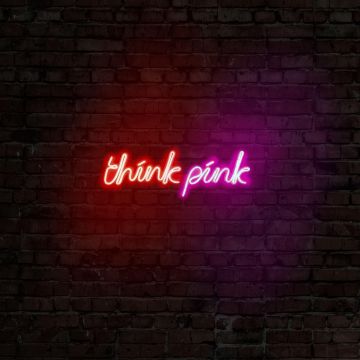 Aplica de Perete Neon Think Pink - Rosu