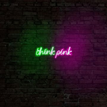 Aplica de Perete Neon Think Pink - Verde