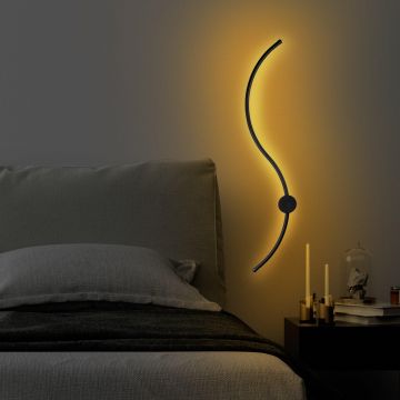 Aplica de perete Wake Up 13601, Negru - Negru