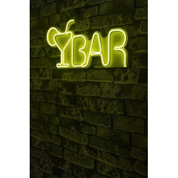 Lampa Neon Bar - Galben