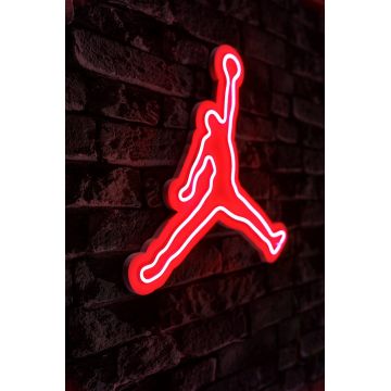 Lampa Neon Basketball, Albastru - Roșu