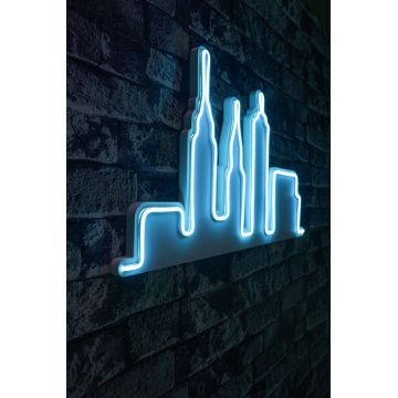 Lampa Neon City Skyline - Albastru