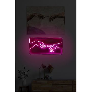Lampa Neon Creation Of Adam - Roz