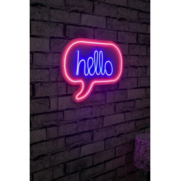 Lampa Neon Hello, Roz - Roz