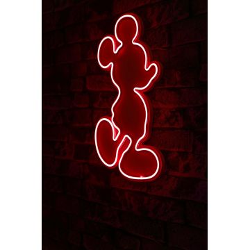 Lampa Neon Mickey Mouse - Roșu