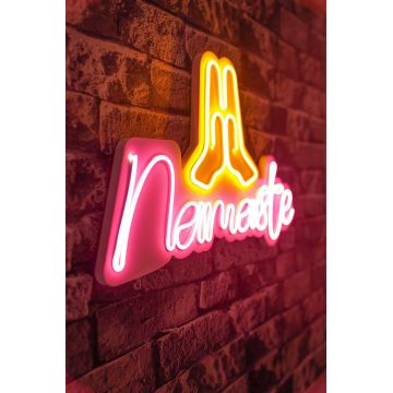 Lampa Neon Namaste, Roz - Roz