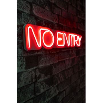Lampa Neon No Entry - Roșu