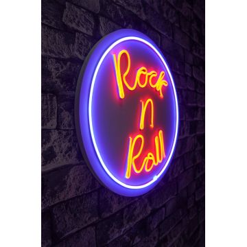Lampa Neon Rock N Roll, Multicolor - Multicolor