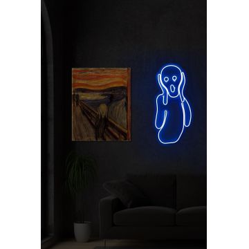 Lampa Neon Scream - Albastru