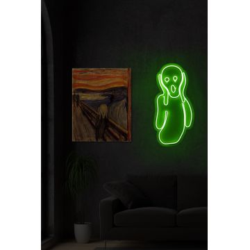 Lampa Neon Scream - Verde
