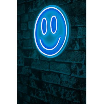 Lampa Neon Smiley - Albastru
