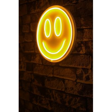 Lampa Neon Smiley - Galben