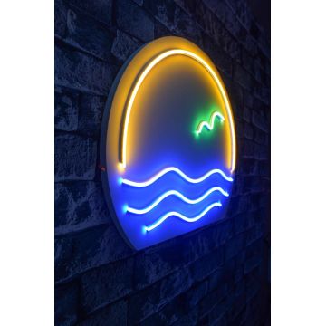 Lampa Neon Stevens, Albastru - Albastru