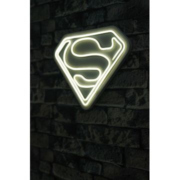Lampa Neon Superman - Alb