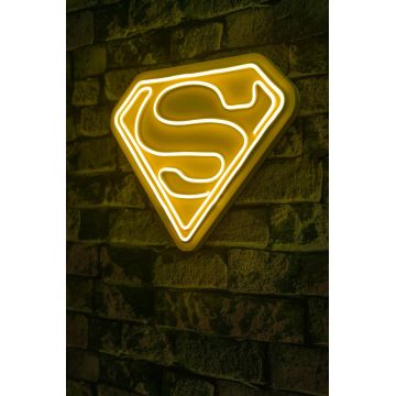 Lampa Neon Superman - Galben