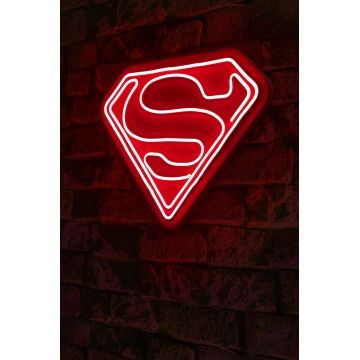 Lampa Neon Superman - Rosu