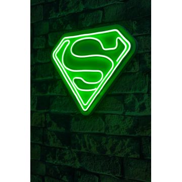 Lampa Neon Superman - Verde