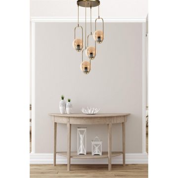Lustra Catherine, Cupru - Multicolor