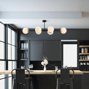 Lustra Fazli Chandelier, Negru - Negru