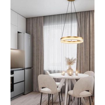 Lustra Krakovn Chandelier, Auriu - Auriu