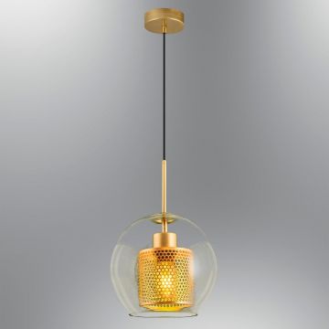 Lustra Krakow 4 Chandelier, Transparent - Multicolor