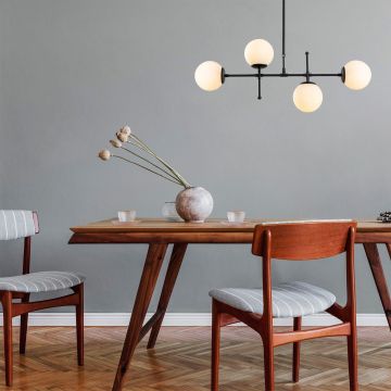 Lustra Mudoni 1 Chandelier, Negru - Negru