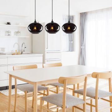 Lustra Smokel Chandelier, Fum - Gri deschis