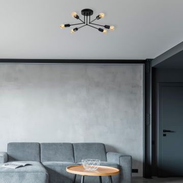 Lustra Sparrow Chandelier, Negru - Negru