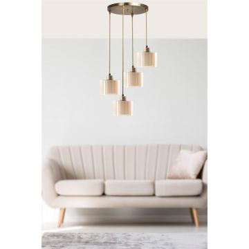 Lustra Sterium Design Elegant, Cupru - Multicolor