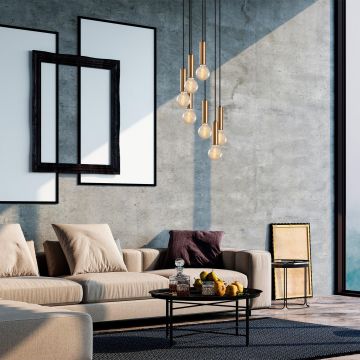 Lustra Tempo Chandelier, Bej - Bej