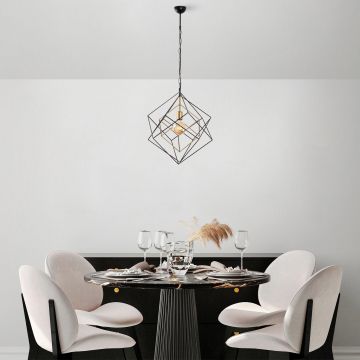Lustra Till Chandelier, Negru - Negru
