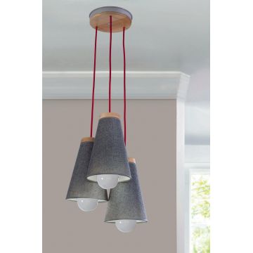 Lustra Trio Chandelier, Multicolor - Multicolor
