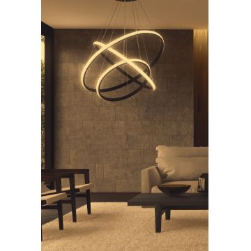 Lustră Ursae Black-Yellow Light, Negru - Negru - Galben
