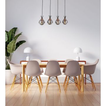 Lustra Vav Chandelier, Negru - Negru