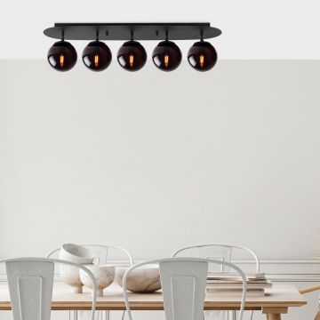 Lustra Welles Chandelier, Negru - Negru